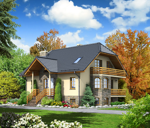projekt domu Sokołów
