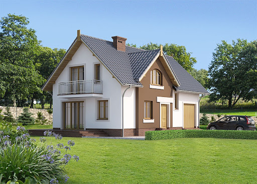 projekt domu LK & 521