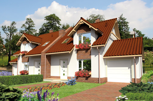 projekt domu Pobliski - bliźniak - BC09