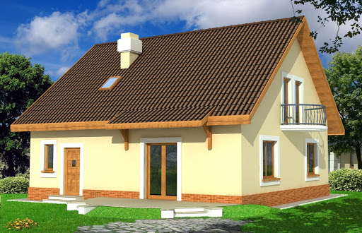 projekt domu Ewa 2 wersja B zwężona