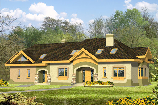 projekt domu Amelia IV z garażem 2-st. A