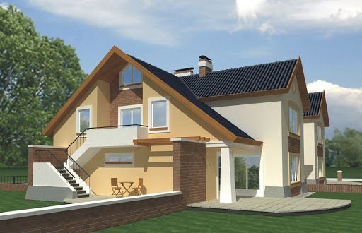 projekt domu Willa Wiktoria wersja A
