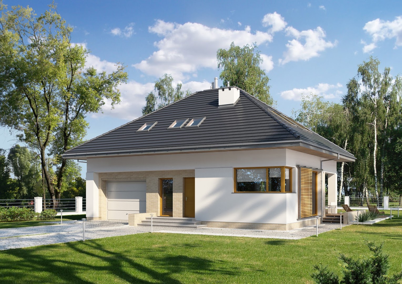 Projekt Domu E 177 TXY 845 148 2m 