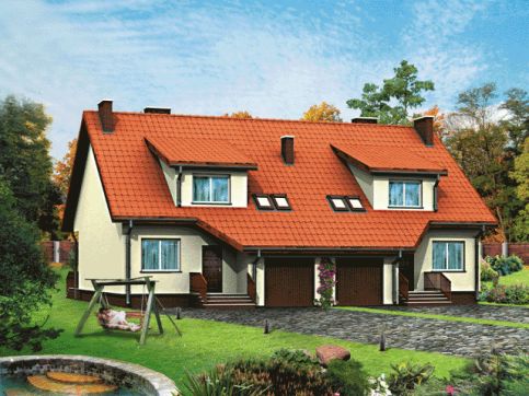 projekt domu B-1000 Duo