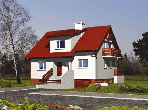 projekt domu W-0225/A Sopra
